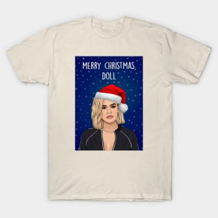 Merry Christmas doll Khloe K T-Shirt